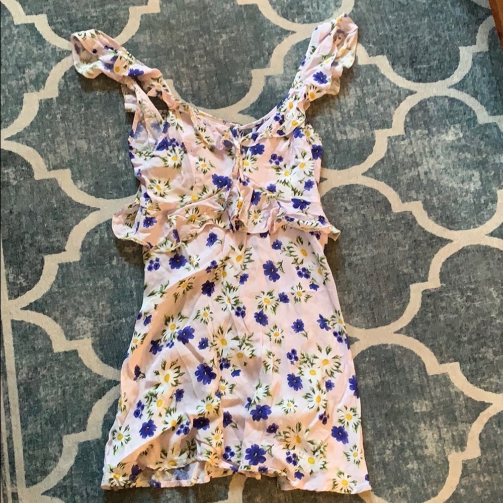 Forever 21 Light Pink Floral Dress